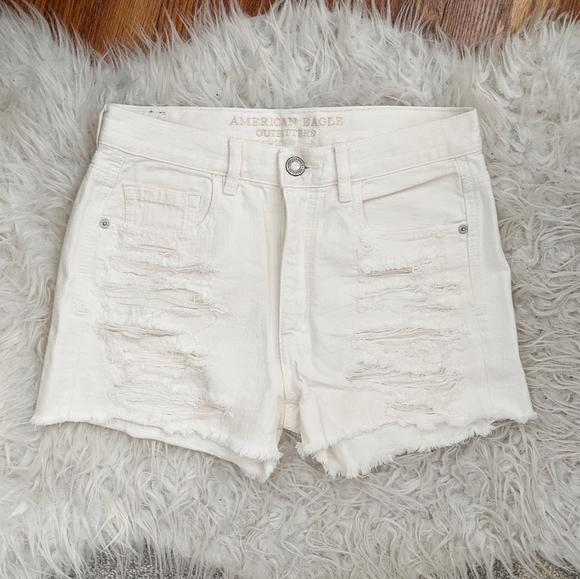 American Eagle Outfitters Pants - White Denim Shorts